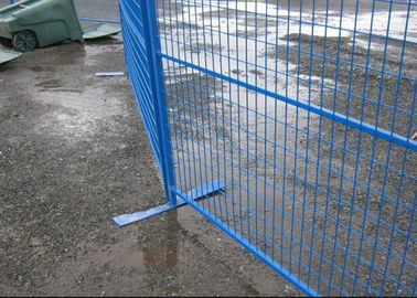 Mobile Welded Canada Temporary Fencing 75x75mm 4mm Diameter For Building Road