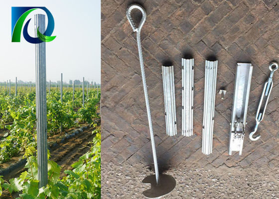 Ντυμένες ψευδάργυρος Trellis αμπελώνων πάχους 275G 1.5MM θέσεις