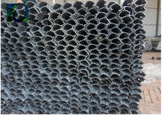 120G ντυμένα ψευδάργυρος Trellis οπωρώνων συστήματα με 10 τρύπες Χ στην πλευρά 2