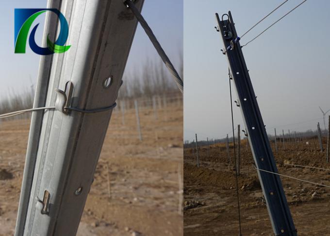 Φιλικές θέσεις φρακτών αμπελώνων Eco/θέση οπωρώνων με την καιρική αντίσταση εξαρτημάτων