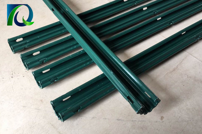 Πράσινες ντυμένες σκόνη θέσεις φρακτών γεωργίας, θέσεις 1.83.5M γραμμών αμπελώνων